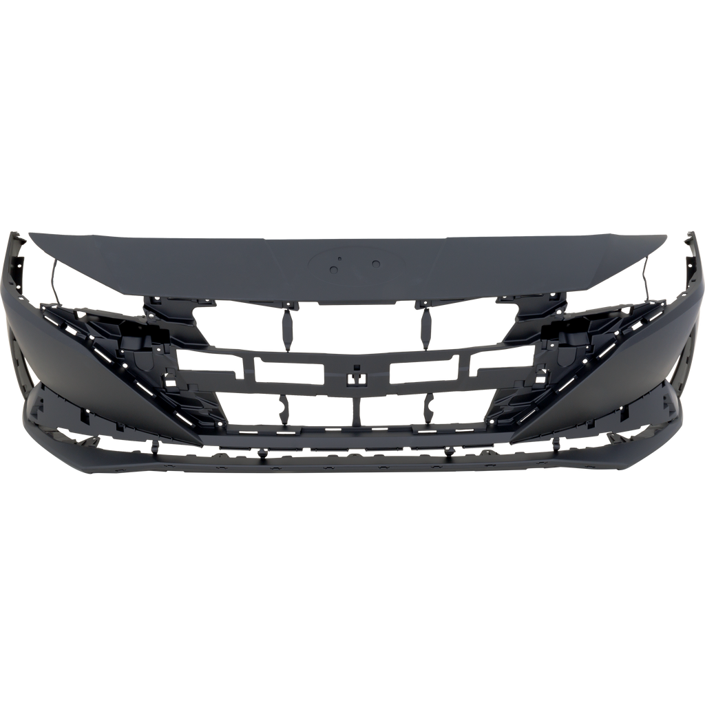 ELANTRA 21-23 FRONT BUMPER COVER, Primed, w/ Radar Cruise Control, USA Built Vehicle - CAPA