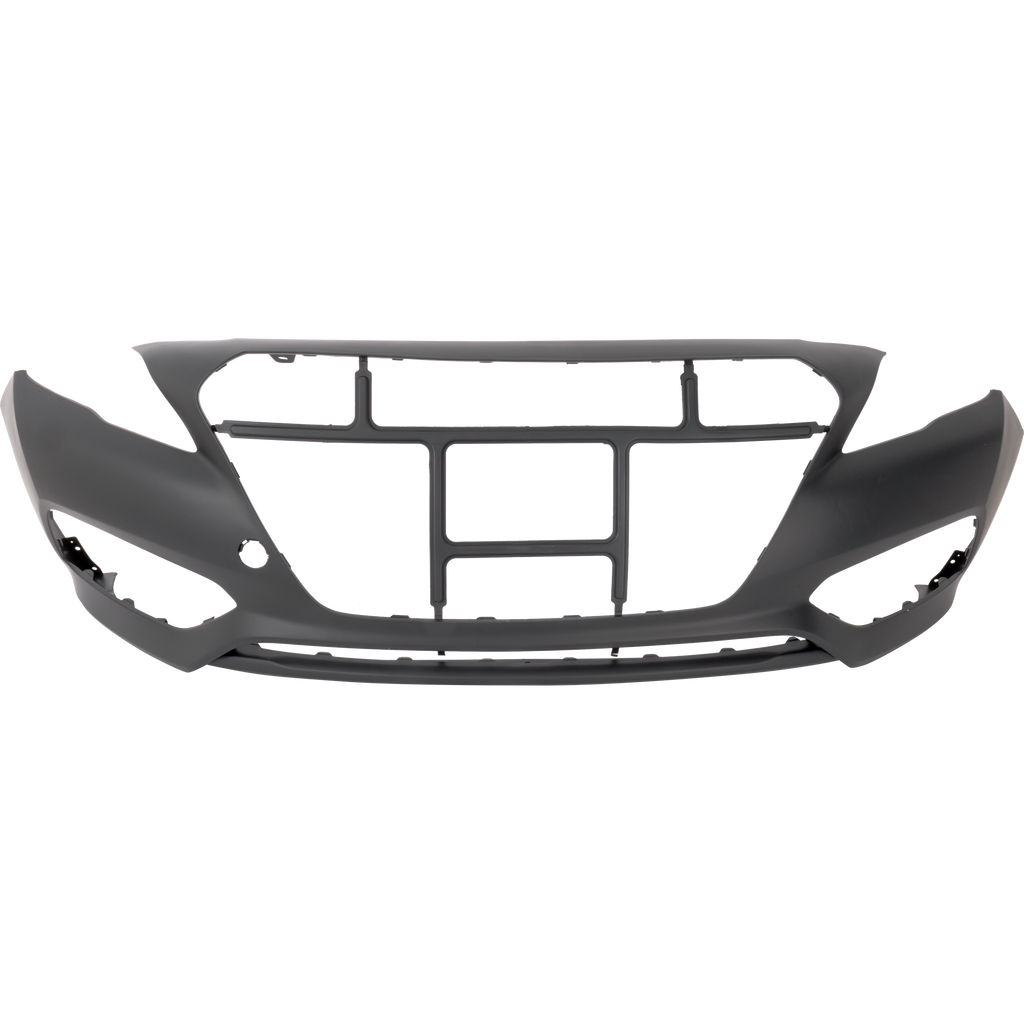 SONATA 16-17 FRONT BUMPER COVER, Primed, Hybrid Models