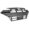 ELANTRA 19-20 GRILLE, Chrome Silver Black Shell and Insert, w/ Intelligent Cruise Control, Korea Built Vehicle, Sedan