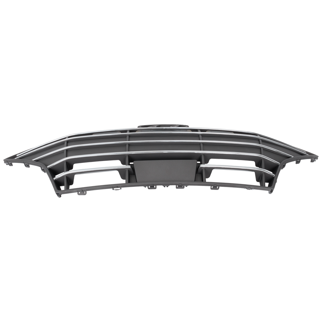 ELANTRA 19-20 GRILLE, Chrome Silver Black Shell and Insert, w/ Intelligent Cruise Control, Korea Built Vehicle, Sedan