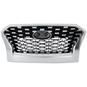 PALISADE 20-22 GRILLE, Painted Chrome Shell and Insert, w/ Satin Frame, (SEL, w/o Parking Sensors)/Preffered Models