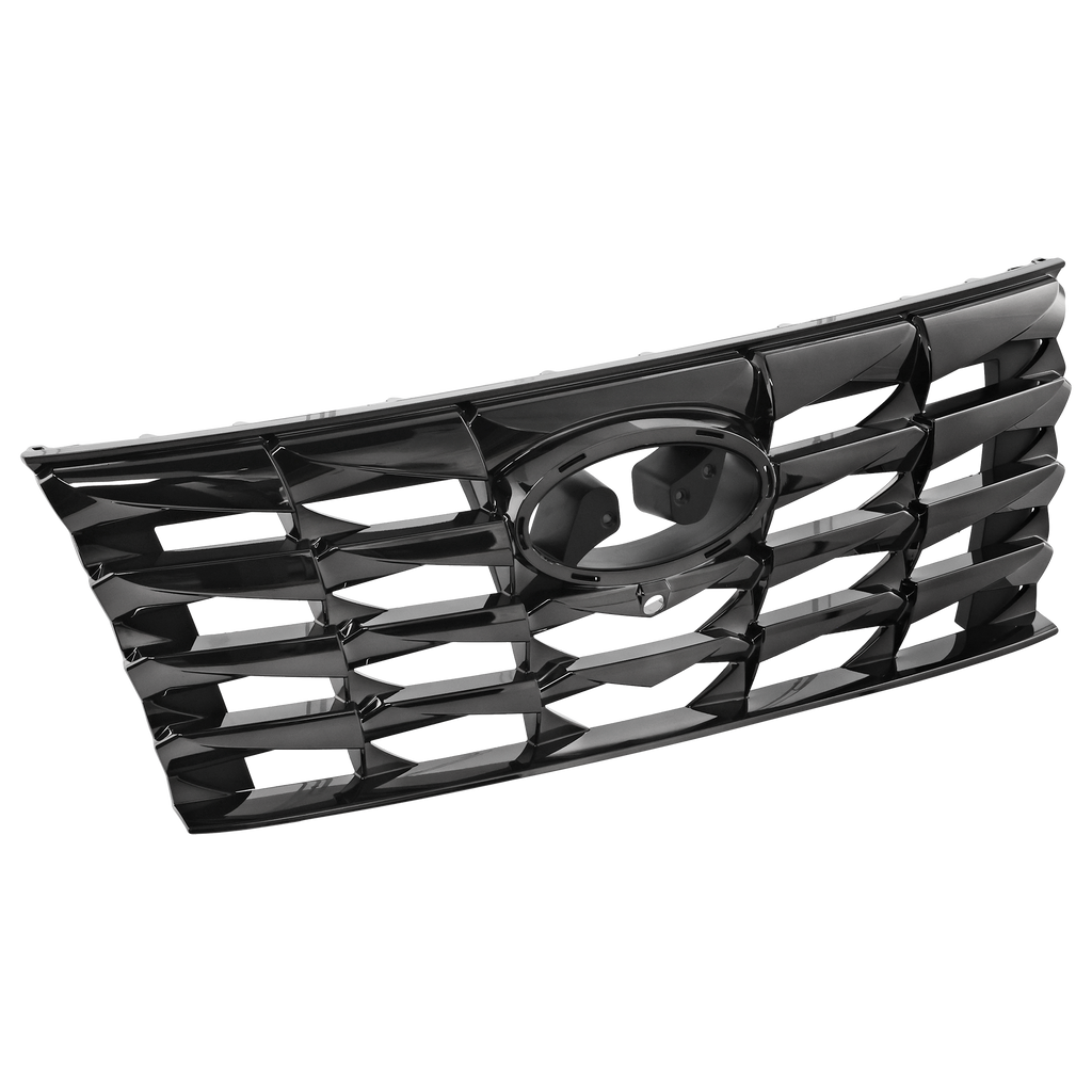 TUCSON 22-22 GRILLE, Chrome Painted Smoke Black, (Hybrid Limited/Ultimate)/Limited Models - CAPA
