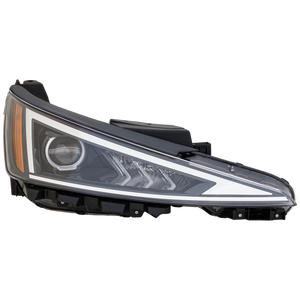 ELANTRA 19-20 HEAD LAMP RH, Assembly, Halogen, w/o Daytime Running Light, USA Built Vehicle