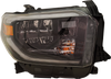 TUCSON 19-21 HEAD LAMP RH, Assembly, LED, Black Interior, w/ Smoked Chrome Accent