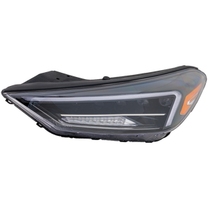 TUCSON 19-21 HEAD LAMP LH, Assembly, LED, w/ LED Accent Light - CAPA