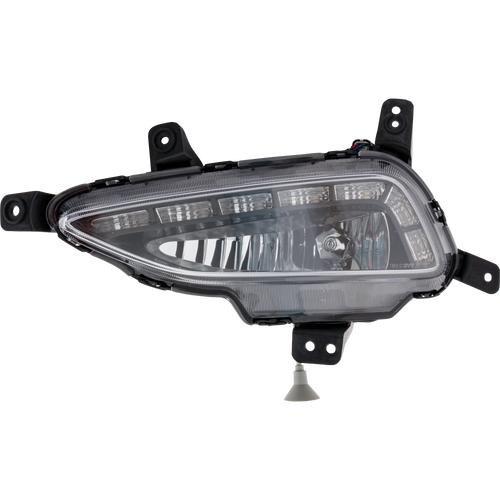 TUCSON 16-18 FRONT FOG LAMP LH, Assembly, Halogen, LED, w/ Daytime Running Light