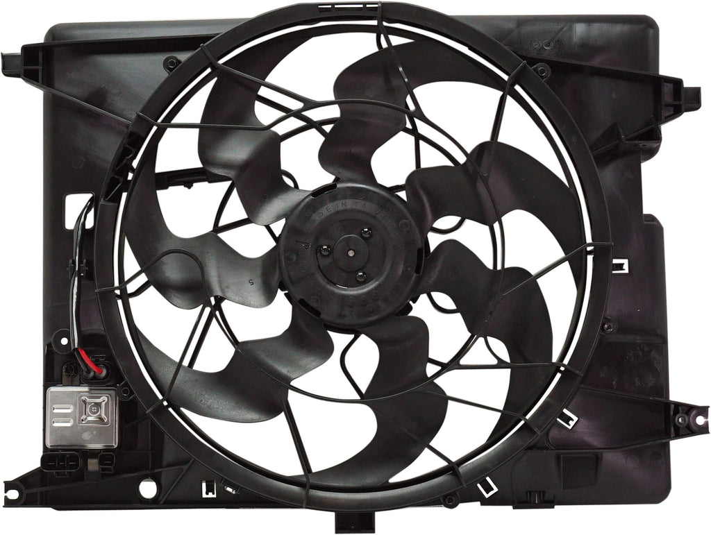 GENESIS 15-16 / G80 17-17 RADIATOR FAN ASSEMBLY, Single Fan, 3.8L/5.0L Eng