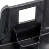 TUCSON 16-21 FRONT WHEEL OPENING MOLDING LH, Textured Black