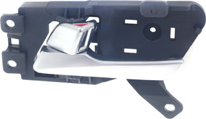 SONATA 15-17 FRONT INTERIOR DOOR HANDLE LH, Silver Lever+Knob, (16-17, Hybrid Model) (=REAR)