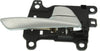 TUCSON 16-18 FRONT INTERIOR DOOR HANDLE RH, Silver, Plastic