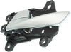 TUCSON 16-18 FRONT INTERIOR DOOR HANDLE LH, Silver, Plastic