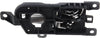 SANTA FE 13-19 REAR INTERIOR DOOR HANDLE LH, Silver