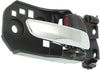 PILOT 16-22/RIDGELINE 17-23 FRONT INTERIOR DOOR HANDLE RH, Chrome Lever/Black Housing, (=REAR)