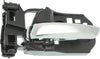 PILOT 16-22/RIDGELINE 17-23 FRONT INTERIOR DOOR HANDLE LH, Chrome Lever/Black Housing, (=REAR)