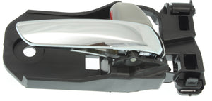 PILOT 16-22/RIDGELINE 17-23 FRONT INTERIOR DOOR HANDLE RH, Chrome Lever/Gray Housing, (=REAR)