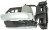 PILOT 16-22/RIDGELINE 17-23 FRONT INTERIOR DOOR HANDLE RH, Chrome Lever/Gray Housing, (=REAR)