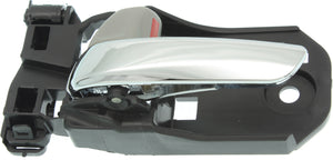 PILOT 16-22/RIDGELINE 17-23 FRONT INTERIOR DOOR HANDLE LH, Chrome Lever/Gray Housing, (=REAR)