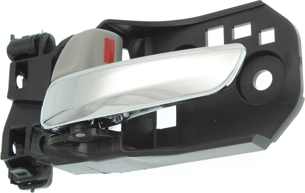 PILOT 16-22/RIDGELINE 17-23 FRONT INTERIOR DOOR HANDLE LH, Chrome Lever/Gray Housing, (=REAR)