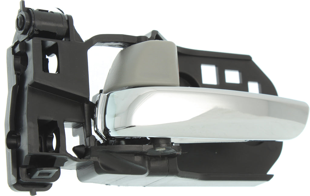 PILOT 16-22/RIDGELINE 17-23 FRONT INTERIOR DOOR HANDLE LH, Chrome Lever/Gray Housing, (=REAR)