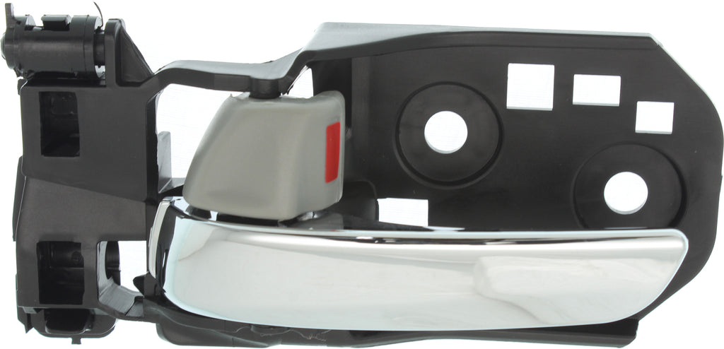 PILOT 16-22/RIDGELINE 17-23 FRONT INTERIOR DOOR HANDLE LH, Chrome Lever/Gray Housing, (=REAR)