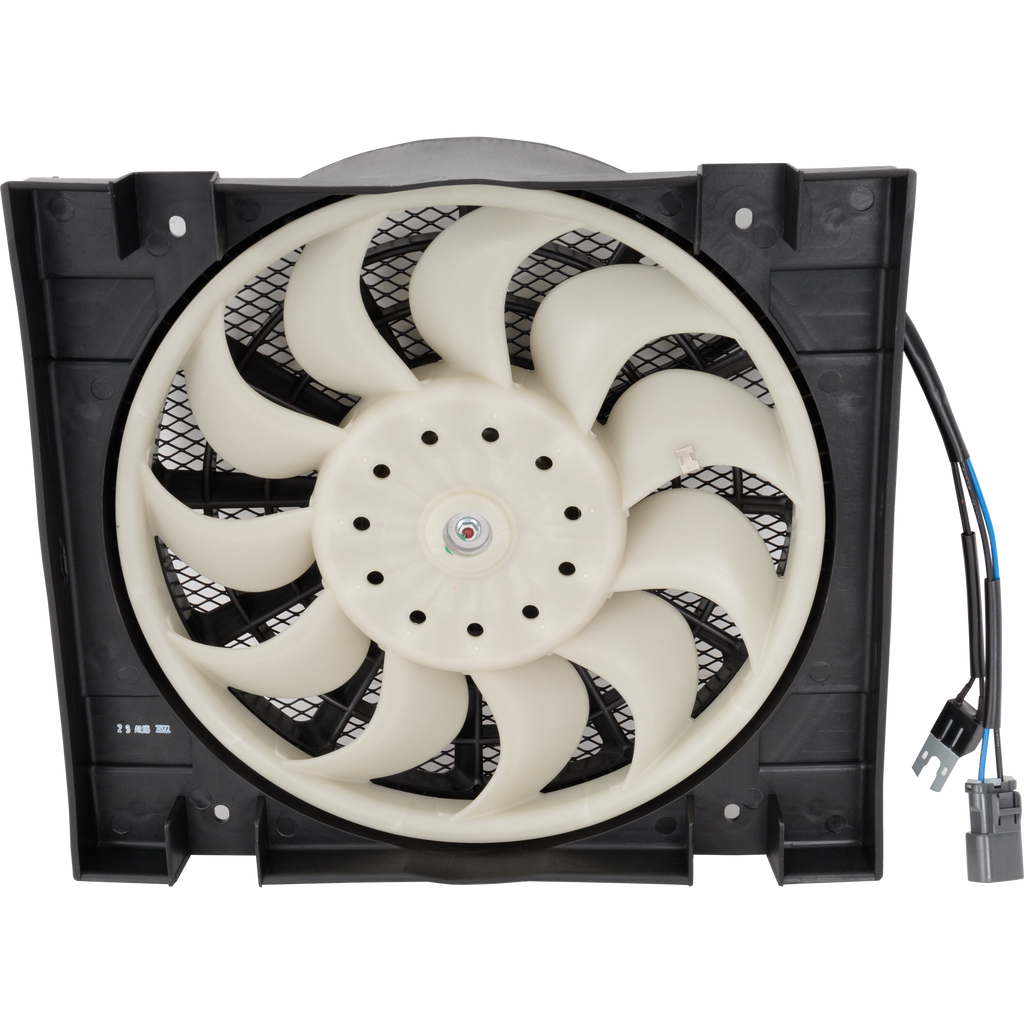 NPR/NPR-HD/W3500 FORWARD 03-06 A/C CONDENSER FAN ASSEMBLY, Single Fan