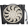 NPR/NPR-HD/W3500 FORWARD 03-06 A/C CONDENSER FAN ASSEMBLY, Single Fan