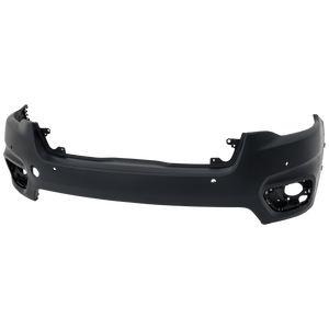 CHEROKEE 19-22 FRONT BUMPER COVER, Upper, Primed, w/ Advanced Park Assist Sensor Holes, w/ Tow Base and Tow Hole