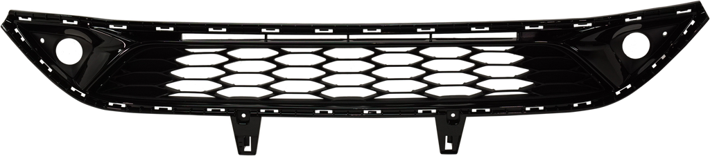 OPTIMA 19-20 FRONT BUMPER GRILLE, Painted Black, w/ Fog Light, Projector Type, w/o Intelligent Cruise Control, (Exc. Hybrid Model) - CAPA