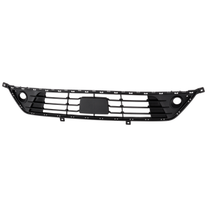 NIRO 20-22 FRONT BUMPER GRILLE, Textured Dark Gray, w/ Intelligent Cruise Control - CAPA