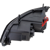 T660 HD TRUCK 08-16 HEAD LAMP RH, Assembly, Performance, Halogen, w/ Yellow White LED, Black Strip, 12V