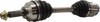 SORENTO 03-09 FRONT CV AXLE ASSEMBLY RH, 4WD