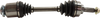SORENTO 03-09 FRONT CV AXLE ASSEMBLY RH, 4WD