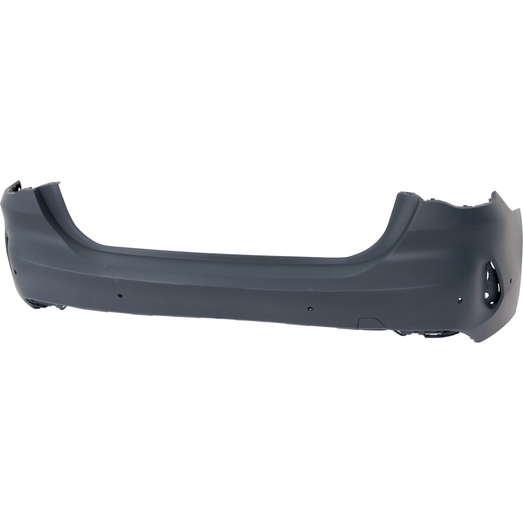 430I/430I XDRIVE 21-23 REAR BUMPER COVER, Primed, w/o M Sport Package, w/ Parking Aid Sensor Holes