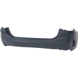 430I/430I XDRIVE 21-23 REAR BUMPER COVER, Primed, w/o M Sport Package, w/ Parking Aid Sensor Holes