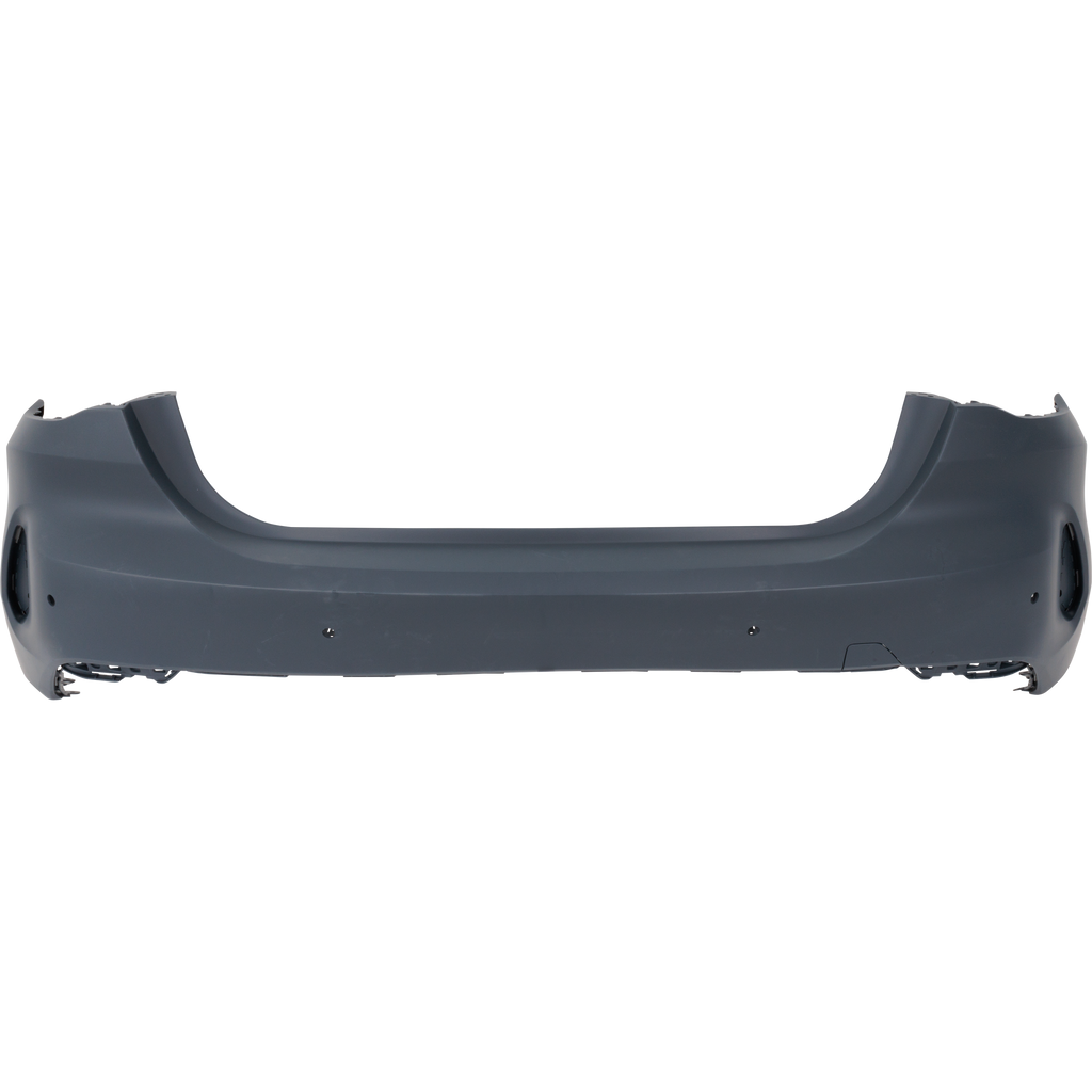 Rear Bumper Cover Primed 2021 - 2023 BMW 430i Without M Sport Package With Parking Aid Sensor Holes Replacement RK76010097P