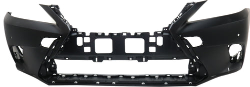 CT200H 14-15 FRONT BUMPER COVER, Primed, w/ F Sport Pkg, w/ PAS Holes, w/o HLW Holes