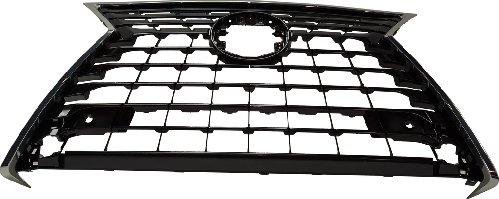 NX300H/NX300 18-19 GRILLE, Painted Silver Gray, w/ Satin Frame, w/ Park Distance Control Sensor Holes, (NX300, w/o F Sport Pkg)