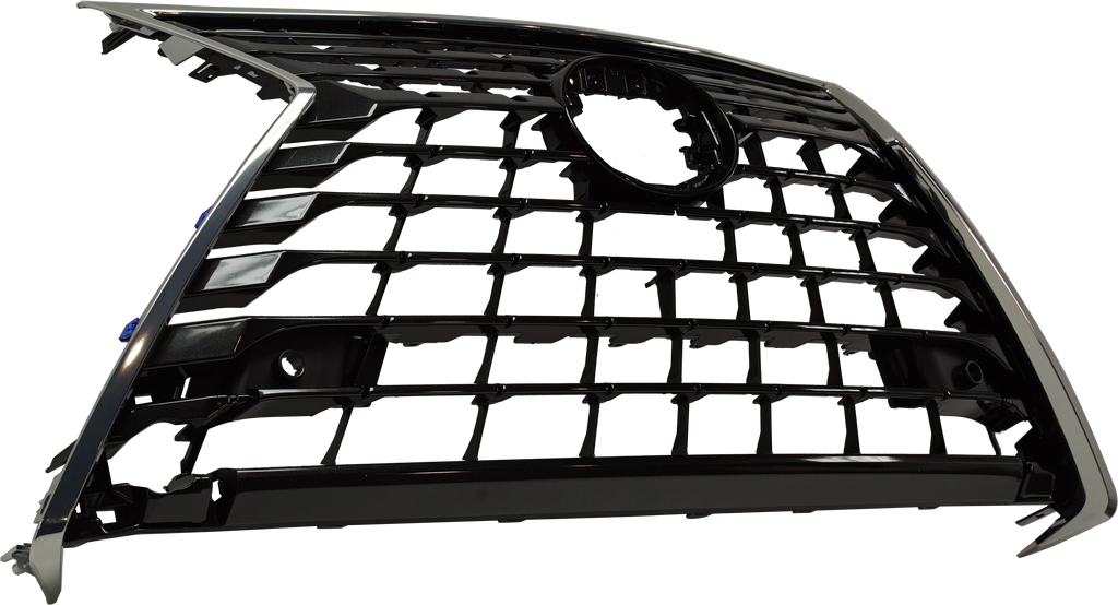 NX300H/NX300 18-19 GRILLE, Painted Silver Gray, w/ Satin Frame, w/ Park Distance Control Sensor Holes, (NX300, w/o F Sport Pkg)