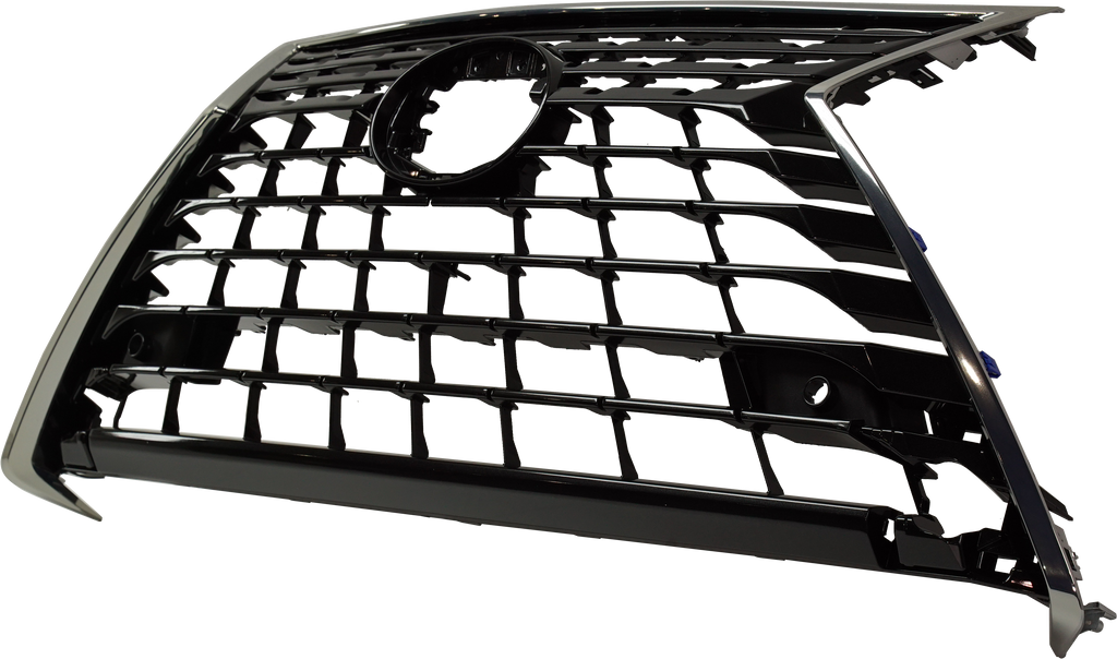 NX300H/NX300 18-19 GRILLE, Painted Silver Gray, w/ Satin Frame, w/ Park Distance Control Sensor Holes, (NX300, w/o F Sport Pkg)