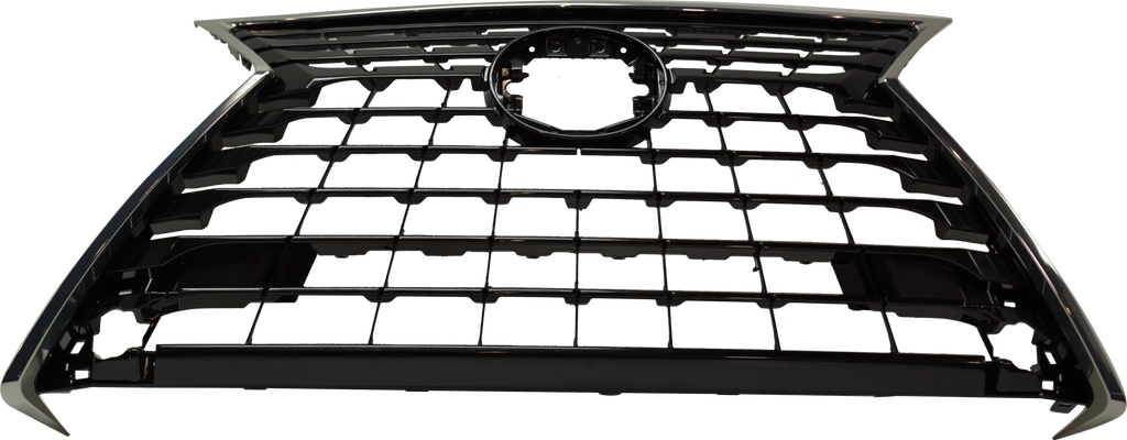 NX300H/NX300 18-19 GRILLE, Painted Silver Gray, w/ Satin Frame, w/o Park Distance Control Sensor Holes, (NX300, w/o F Sport Pkg)