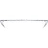 ES250/ES350 19-22/ES300H 22-22 GRILLE MOLDING LOWER, Smoked Chrome, w/ F Sport Package, Japan/North America Built Vehicle