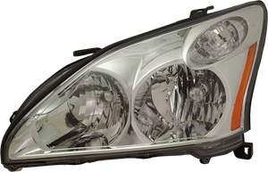 RX330 04-06/RX400H 06-08/RX350 07-09 HEAD LAMP LH, Lens and Housing, Halogen, Japan Built