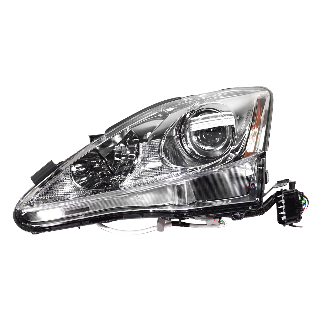 IS250/IS350 11-15 HEAD LAMP LH, Lens and Housing, Halogen, (Base, 11-13)/(C Model, 13-15, w/ Sport Package)