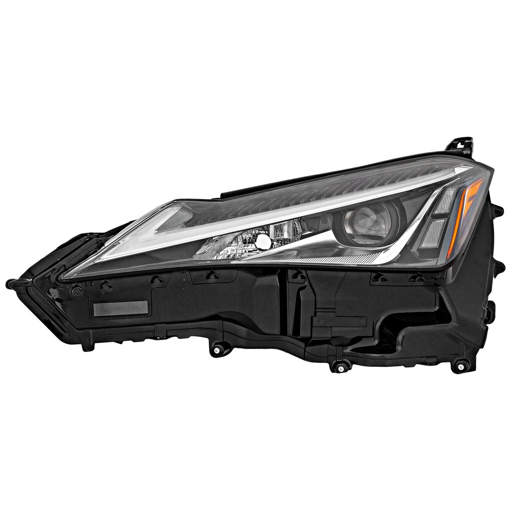 UX200/UX250H 19-20 HEAD LAMP LH, Lens and Housing, LED, Single Beam, Logo, Black Line Edition, w/o Fog Light