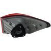 IS250/IS350 11-13 TAIL LAMP LH, Outer, Lens and Housing, Halogen - CAPA