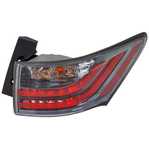 CT200H 14-17 TAIL LAMP RH, Outer, Assembly, Halogen, To 9-16