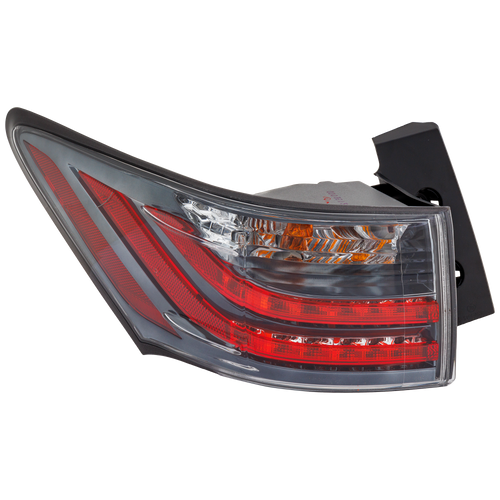 CT200H 14-17 TAIL LAMP LH, Outer, Assembly, Halogen, To 9-16