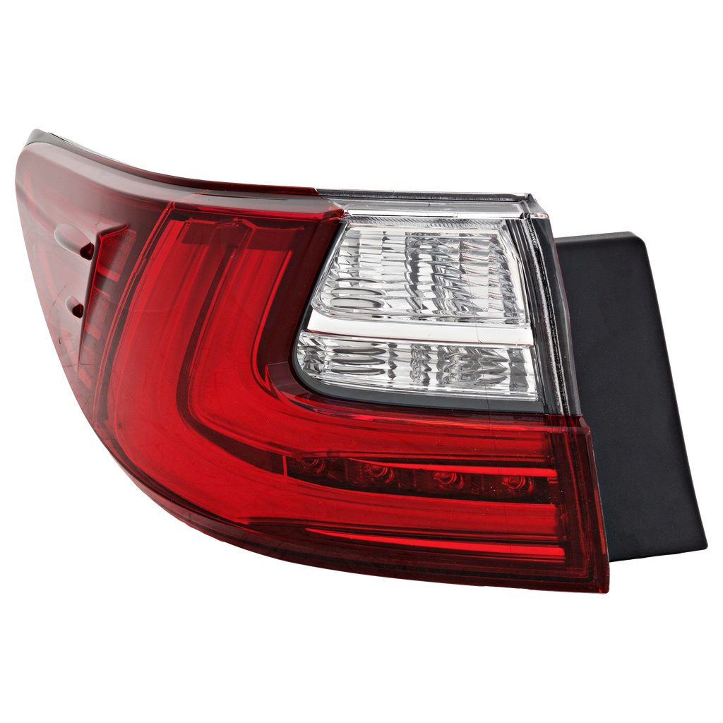 ES300H/ES350 16-16 TAIL LAMP LH, Outer, Lens and Housing, LED