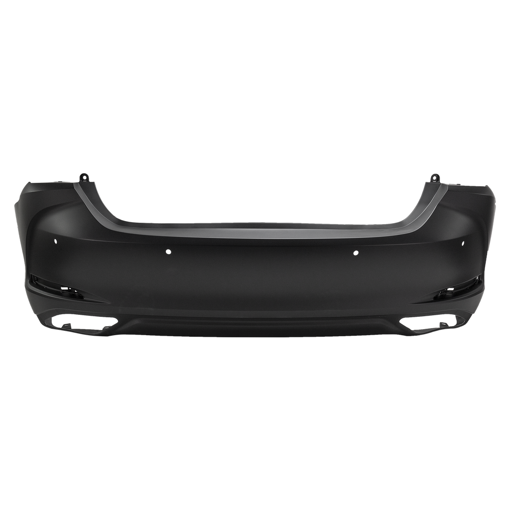 ES350 19-22 REAR BUMPER COVER, Primed, w/ Park Distance Control Sensor Holes w/o F Sport Pkg., North America Built Vehicle