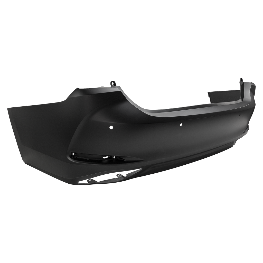 ES350 19-22 REAR BUMPER COVER, Primed, w/ Park Distance Control Sensor Holes w/o F Sport Pkg., North America Built Vehicle